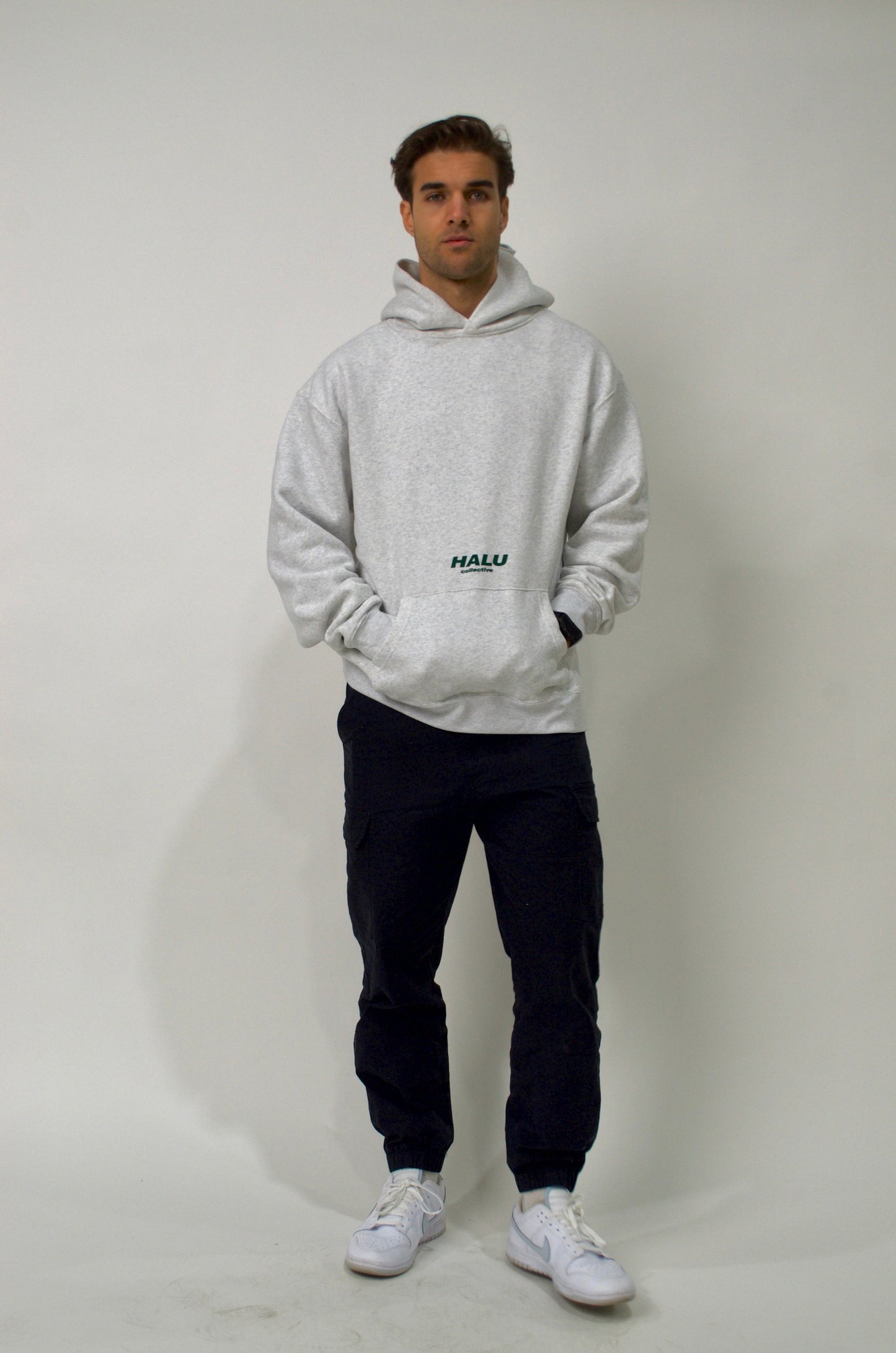 CLASSIC HOOD - WHITE MARLE